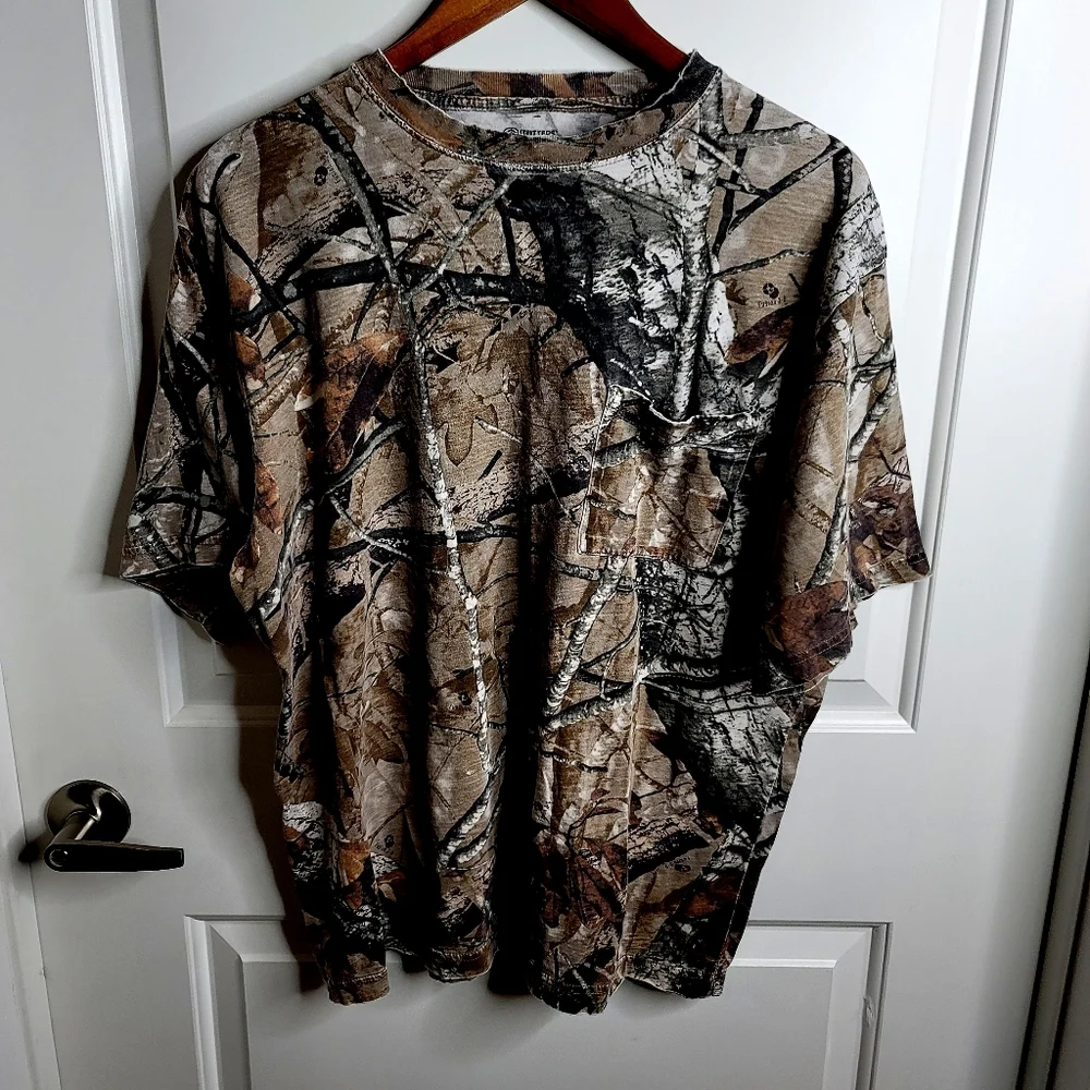 Vintage Camo Pocket T Shirt. Awesome Detail!